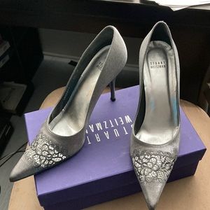 Silver shoes